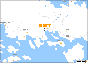 map of Malbato