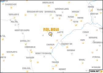 map of Malbawi