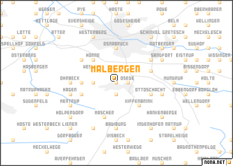 map of Malbergen