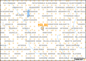 map of Malbe