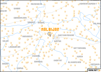 map of Mālbījār