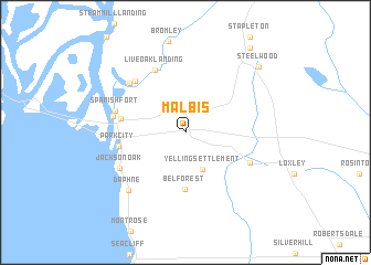 map of Malbis