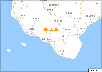 map of Malbog