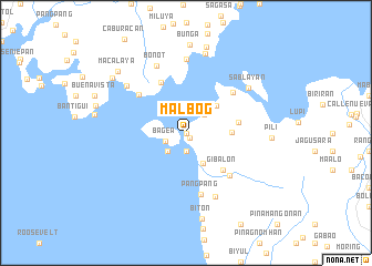 map of Malbog