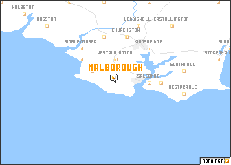 map of Malborough