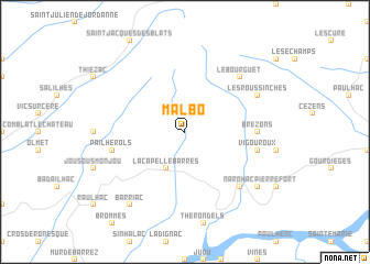 map of Malbo