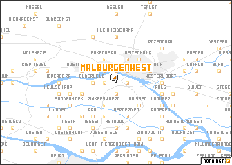 map of Malburgen West