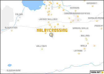 map of Malby Crossing