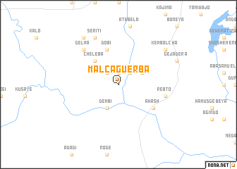 map of Malcaguerba