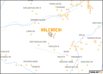 map of Malcanchi