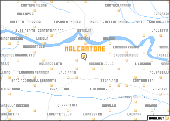 map of Malcantone