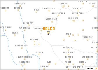 map of Malca