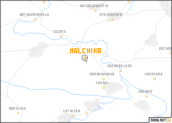 map of Malchika