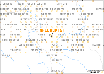 map of Malchovtsi