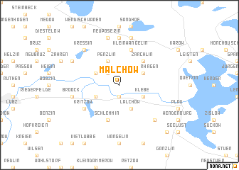 map of Malchow