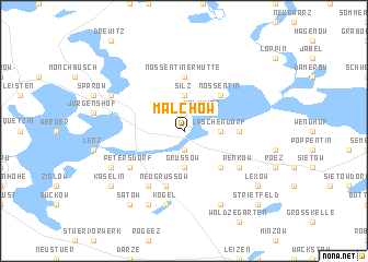 map of Malchow