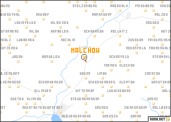 map of Malchow