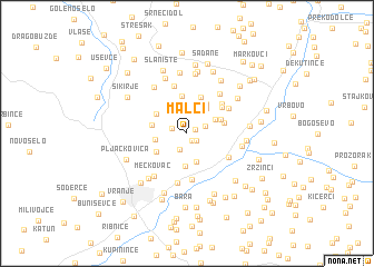 map of Malci