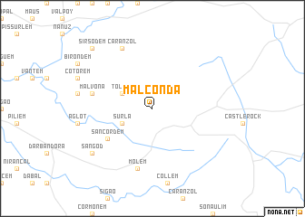 map of Malconda