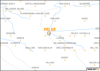 map of Maldá