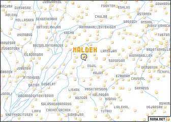 map of Māldeh