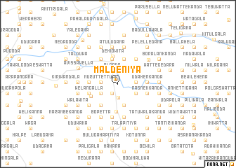 map of Maldeniya