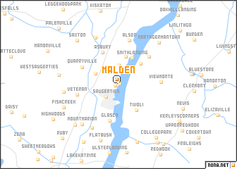 map of Malden