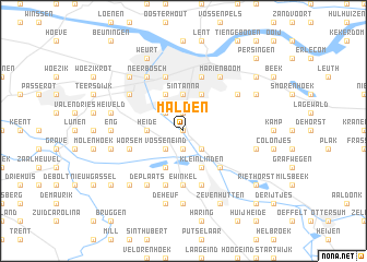 map of Malden