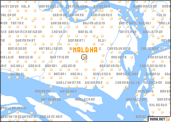 map of Māldha