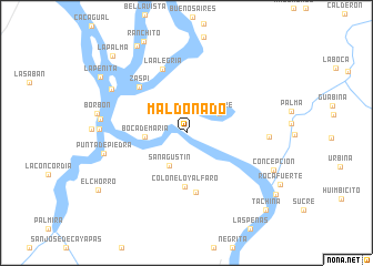 map of Maldonado