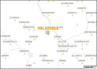 map of Maldonado