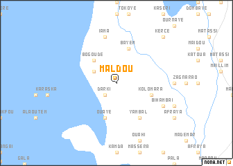 map of Maldou