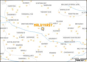 map of Maldykasy