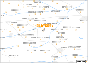 map of (( Maldy-Kasy ))