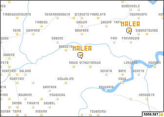 map of Maléa