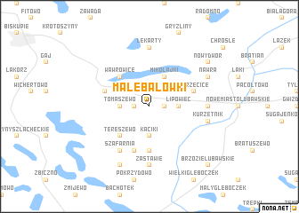 map of Małe Bałówki