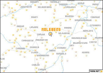 map of Maleber 1