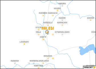 map of Maledi