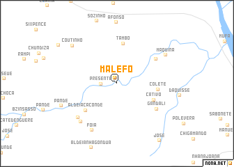 map of Malefo