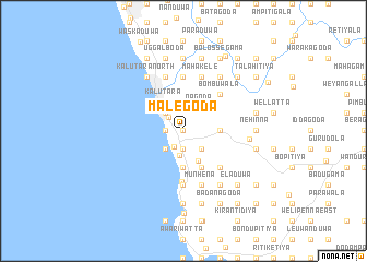 map of Malegoda