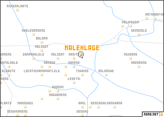 map of Malehlage