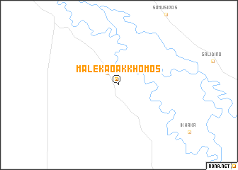 map of Malekaoakkhomos