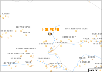 map of Malekeh