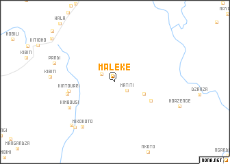 map of Maléké