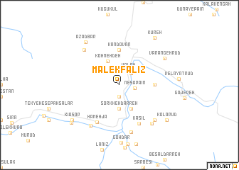 map of Malek Fālīz