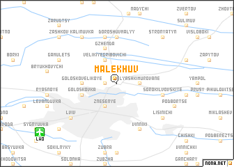 map of Malekhuv