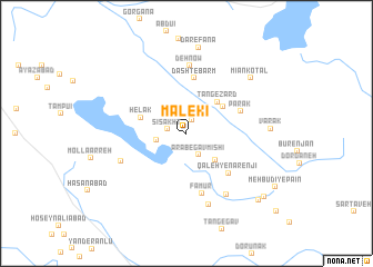 map of Mālekī