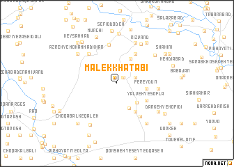 map of Malek Khaţābī