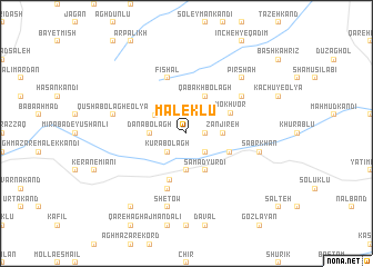 map of Maleklū