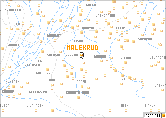 map of Malek Rūd